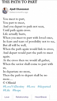 THE PATH TO PART
